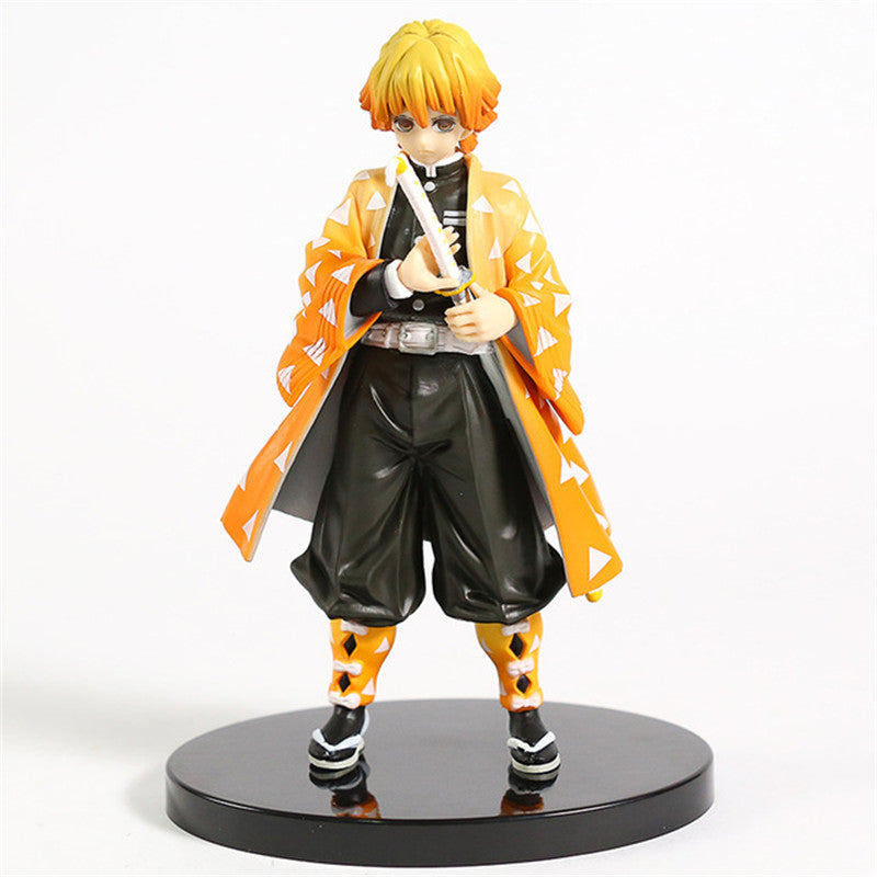 Demon Slayer Anime Figure Kamado Tanjirou Hinokami Kagura Action Figure-xinru