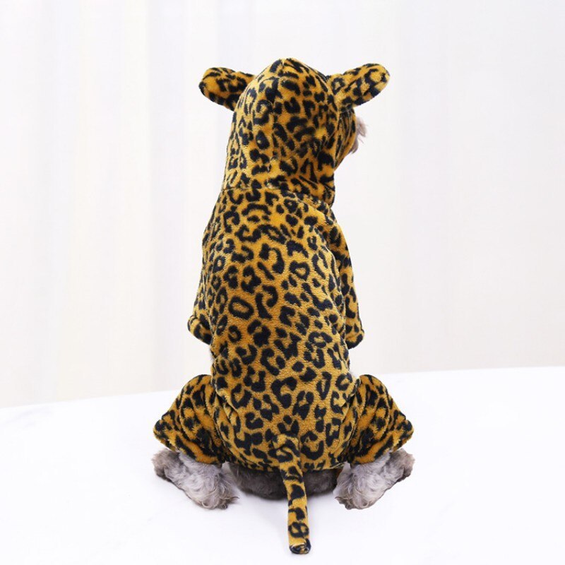 Cheetah Dog Costume  Dog Halloween Costumes  Cat Halloween Costumes-xinru