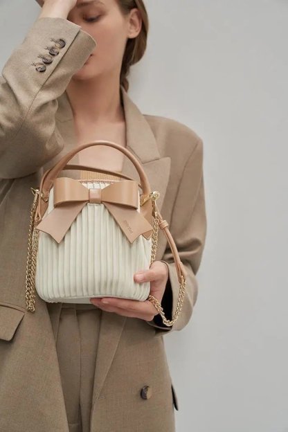 ボウチェーンクロスボディバッグ-xinru shop