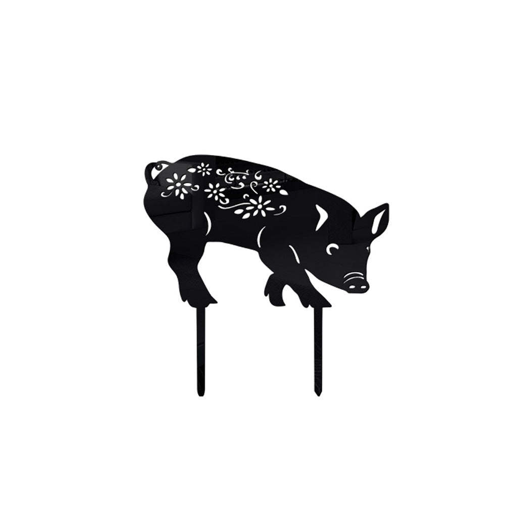 Pig Shape Outdoor Garden Lawn Stake-xinru