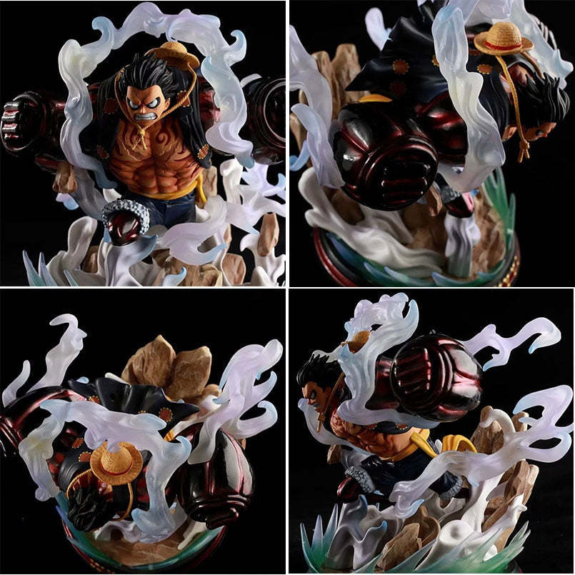 One Piece Gear Fourth Luffy Action Figure PVC Figma Collectible Statue Toy-xinru