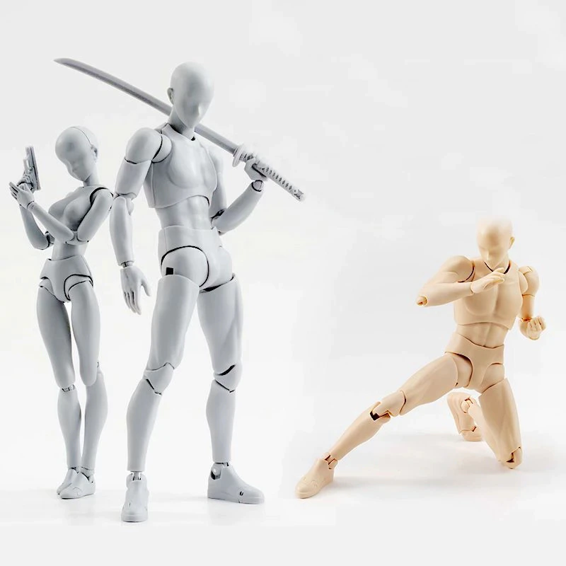 Anime Action Figure Toy Body Kun Body Chan Collectible-xinru