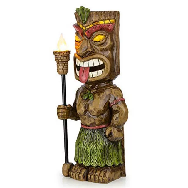 Tiki Solar Powered Outdoor Decor LED Garden Light-xinru