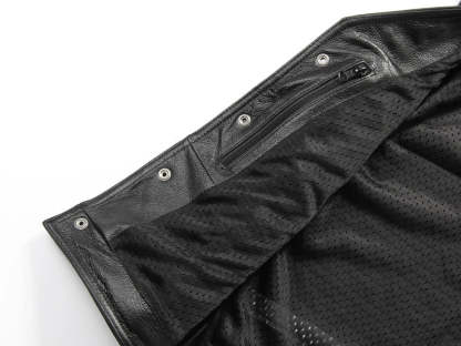 Motorcycle Chain Leather Vest-xinru shop