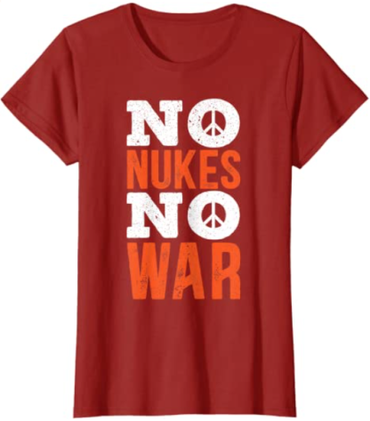 No Nukes No War The International Day Of Peace T-Shirt-xinru shop