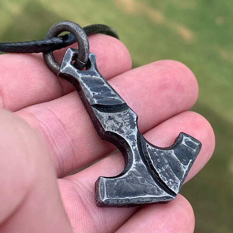 Hand Forged Mjolnir Pendant-xinru shop