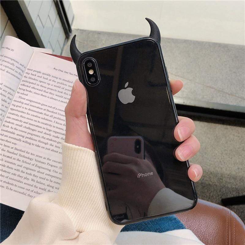 Cute Devil Horn Case-xinru