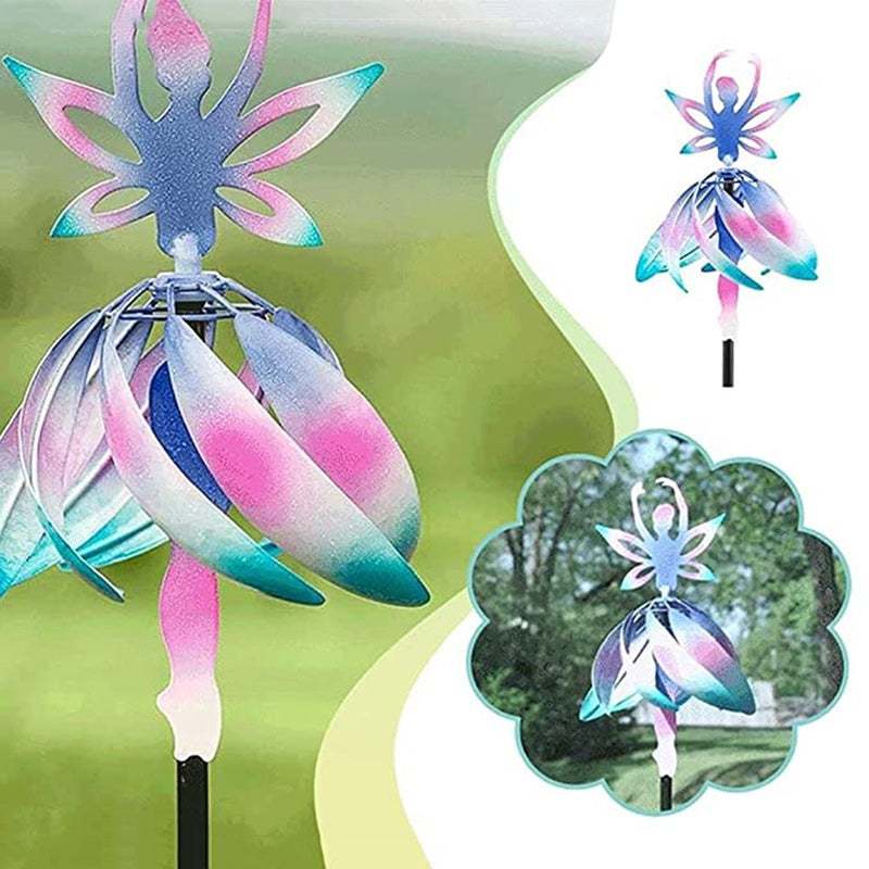 Innovative Whimsical Fairy Ballerina Wind Spinner-xinru