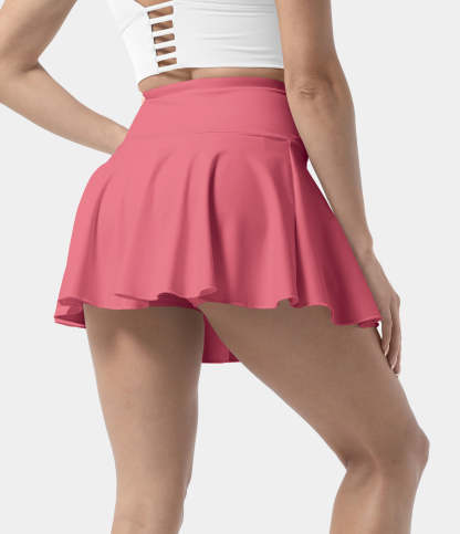 Women's Athletic High Waisted Tennis Skirts With Pockets-xinru shop