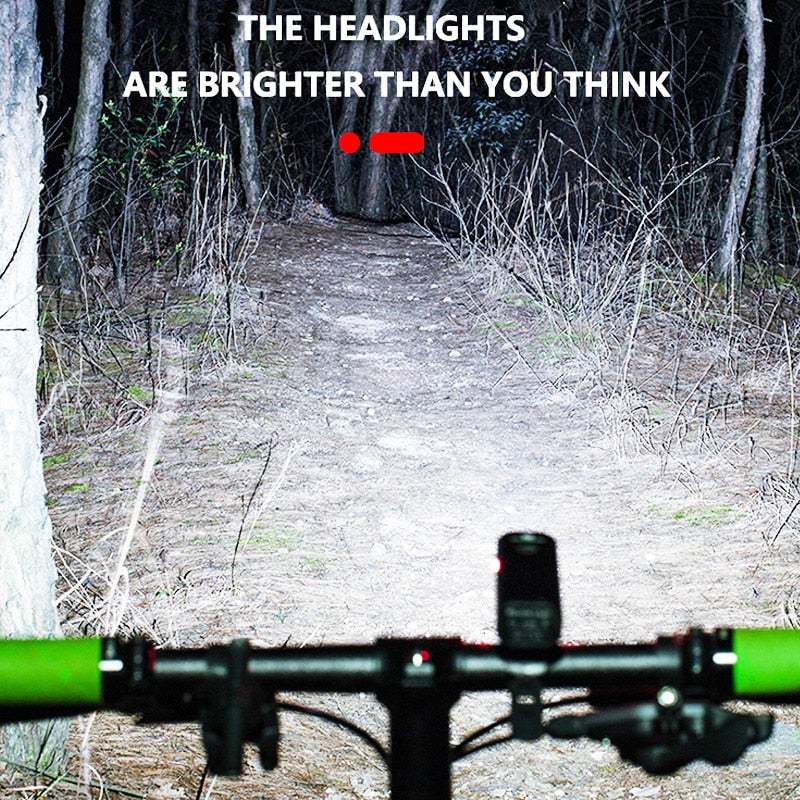 USB Rechargeable Bike Light Super Bright T6 LED Bike Headlight-xinru