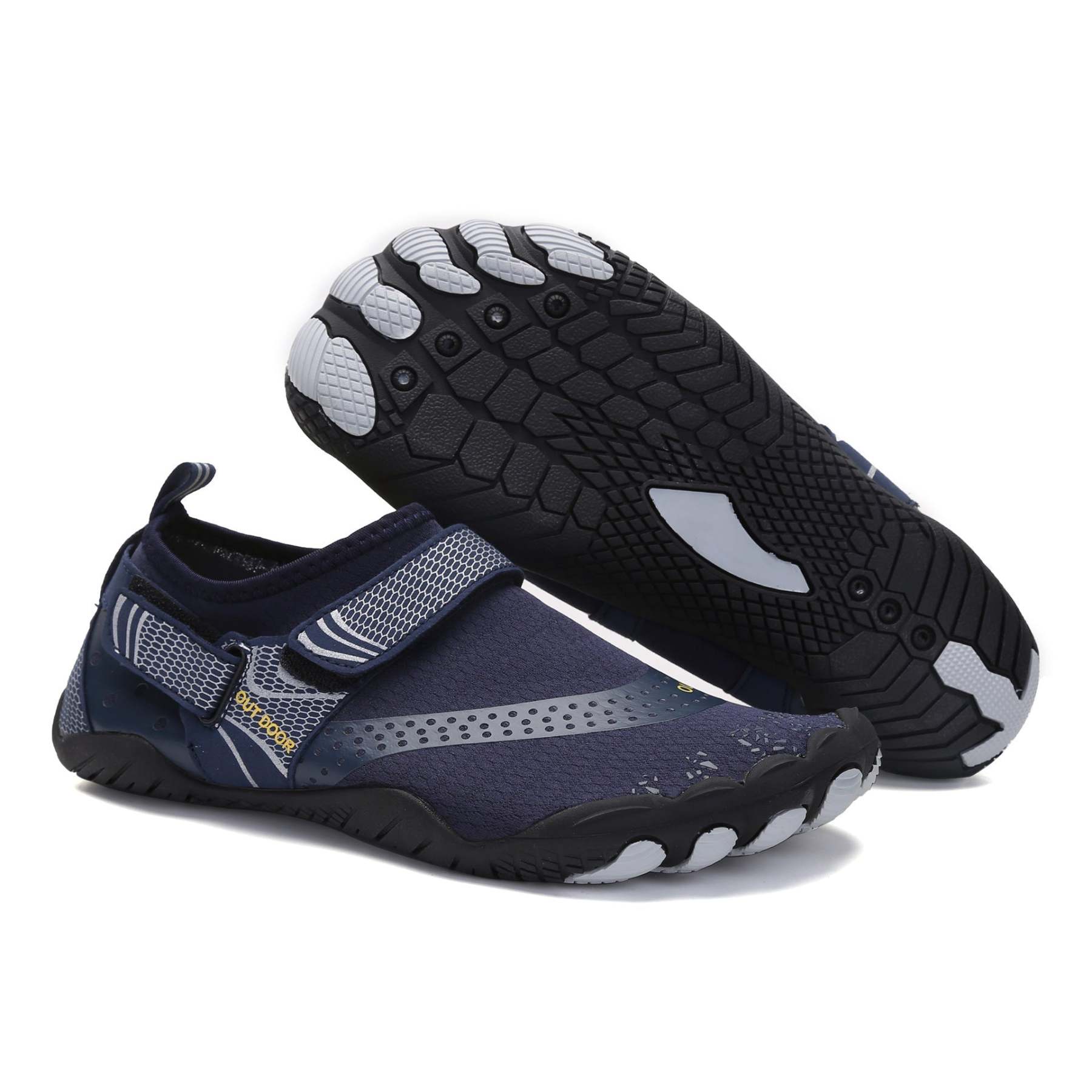 Breathing Double Buckles Unisex Water Shoes-xinru