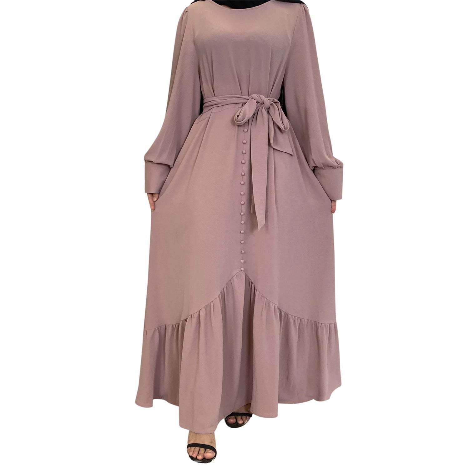 Muslim Elegant Party Casual Dress Ramadan Gift-xinru