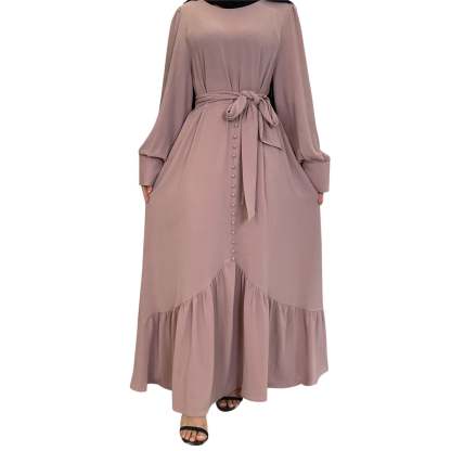Muslim Elegant Party Casual Dress Ramadan Gift-xinru