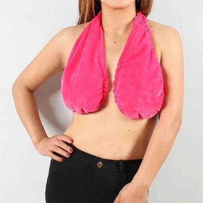 Breathy Solid Comfortable Neck Towel Bra for Women-xinru shop