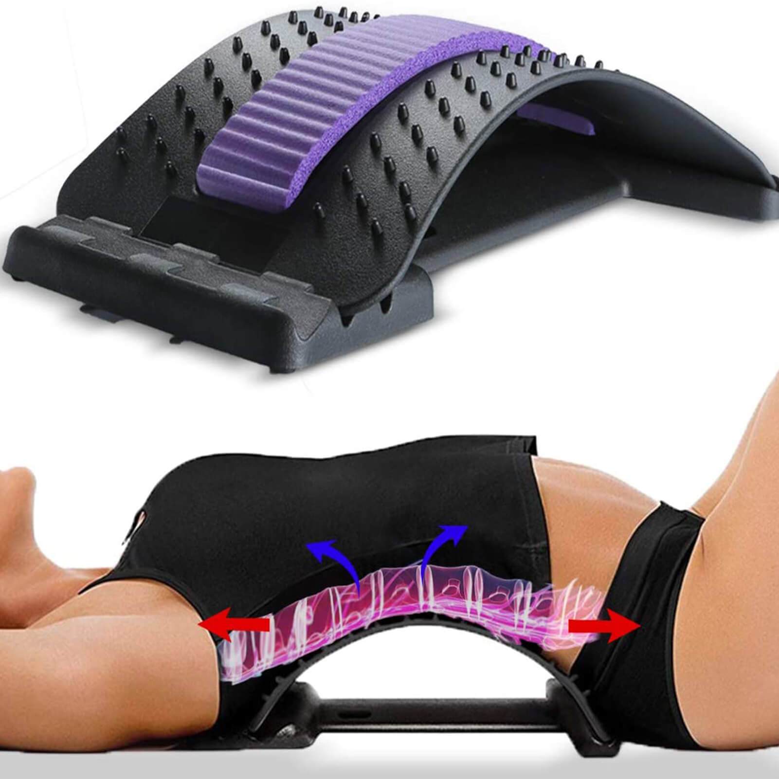Back Massager Stretcher For Spine Pain Lumbar Relief-xinru shop