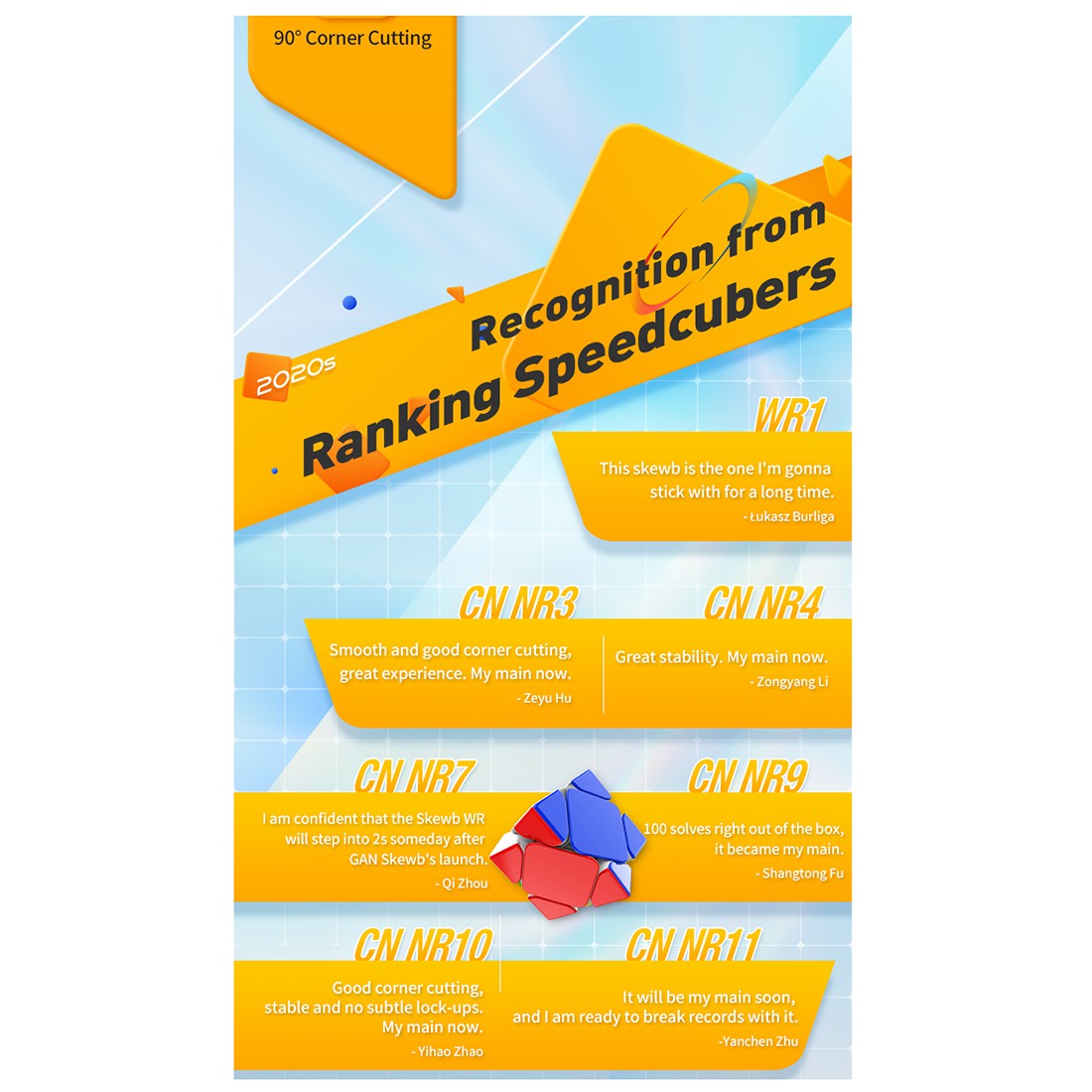 GAN Skewb M-xinru shop