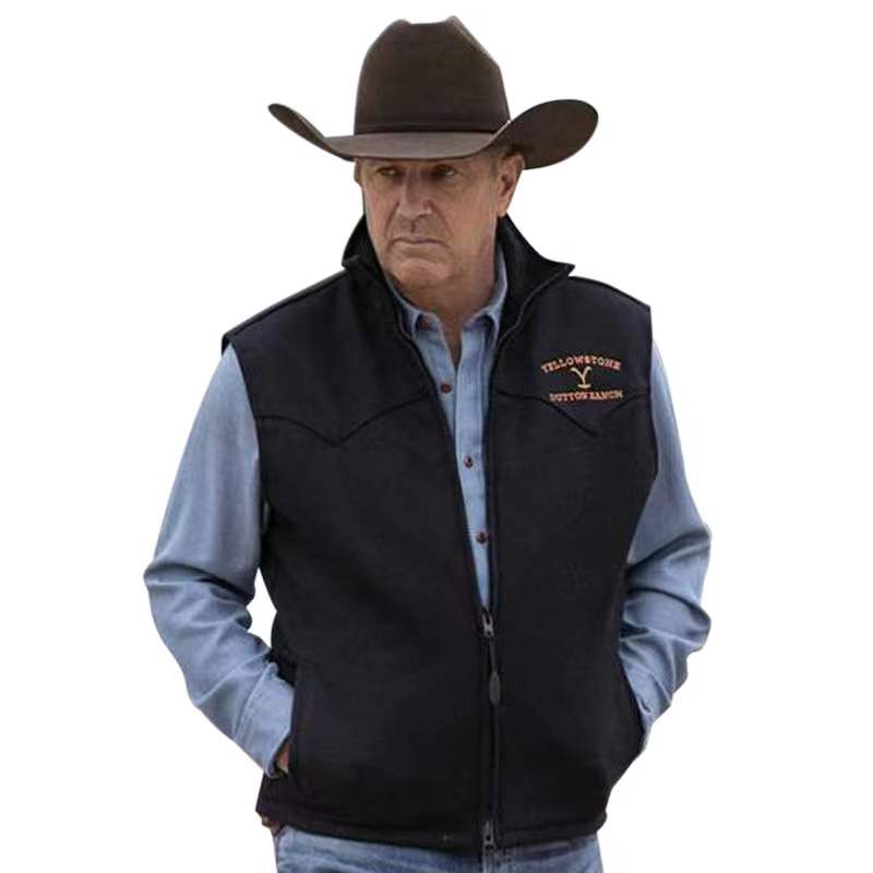 Yellowstone Dutton Ranch Vest Bomber Jacket-xinru shop