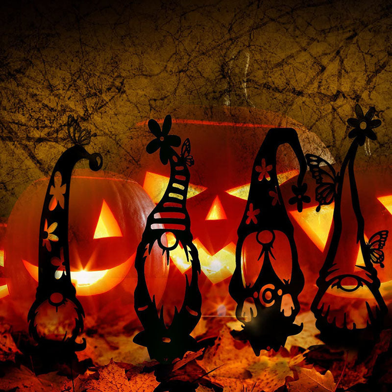 Acrylic Gnome Decoration Cute Standing Silhouette-xinru