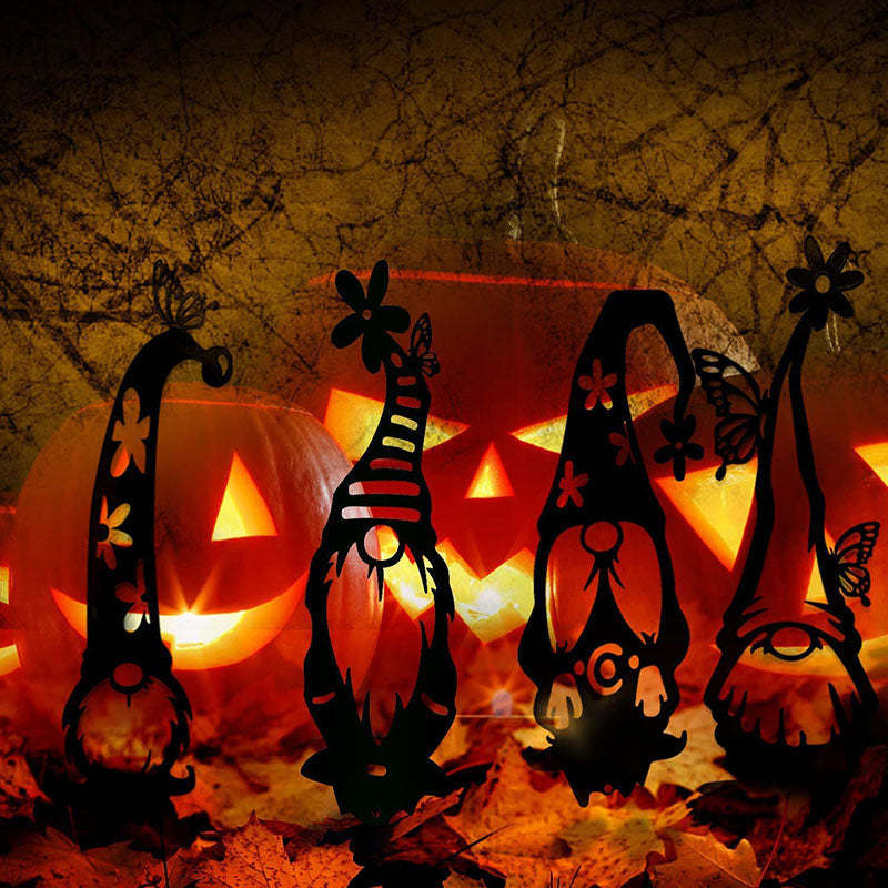 Acrylic Gnome Decoration Cute Standing Silhouette-xinru