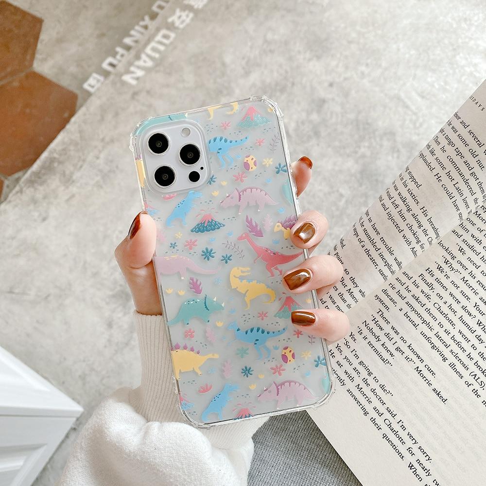 Clear Dinosaur Case-xinru