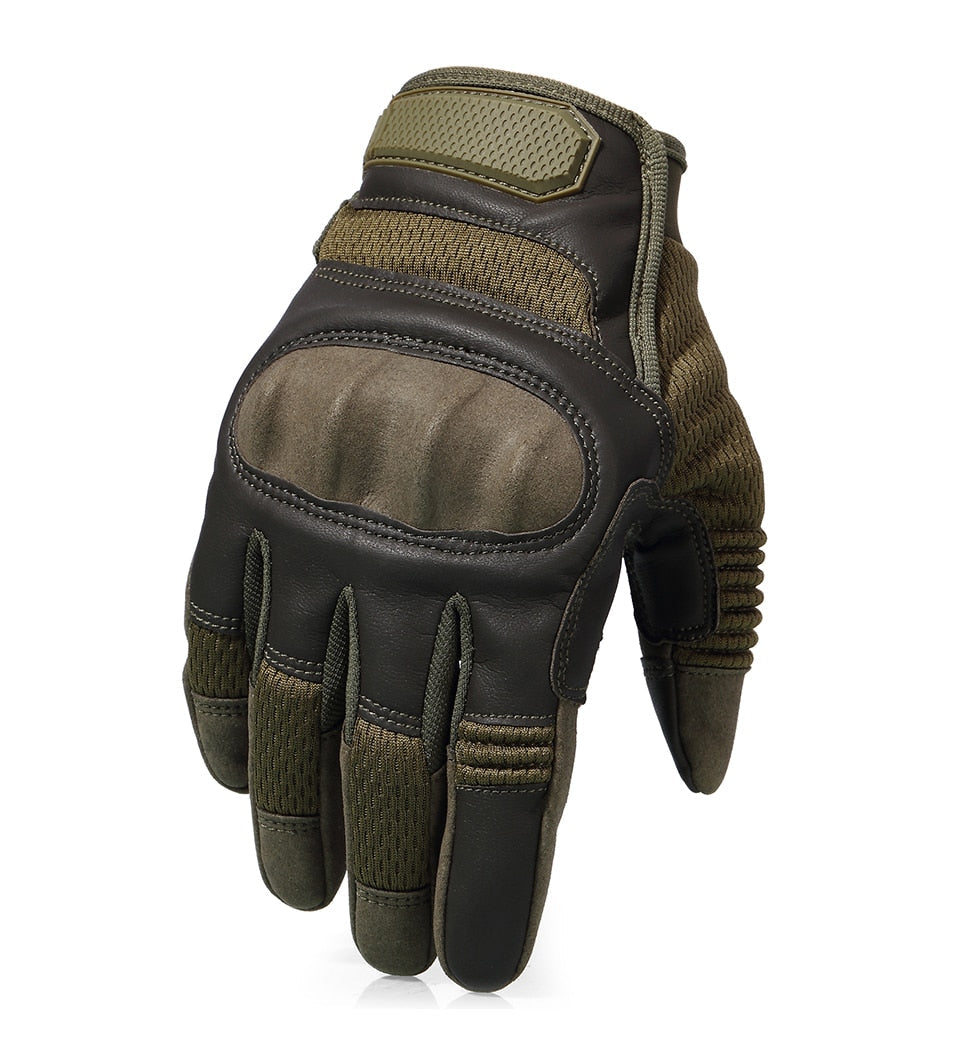 Drop Resistant Abrasion Resistant Knuckle Protection Tactical Gloves-xinru