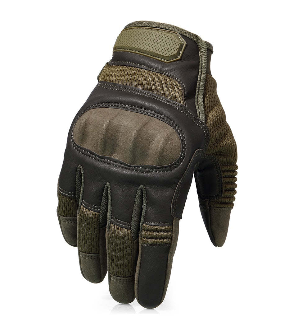 Drop Resistant Abrasion Resistant Knuckle Protection Tactical Gloves-xinru