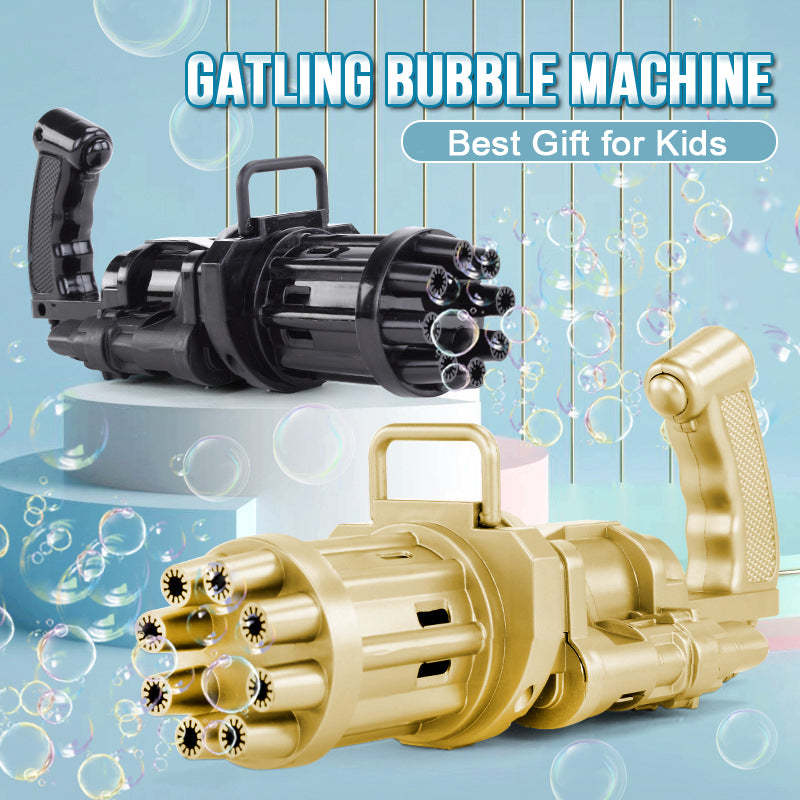 Children's Automatic Gatling Bubble Machine Summer Toys-xinru