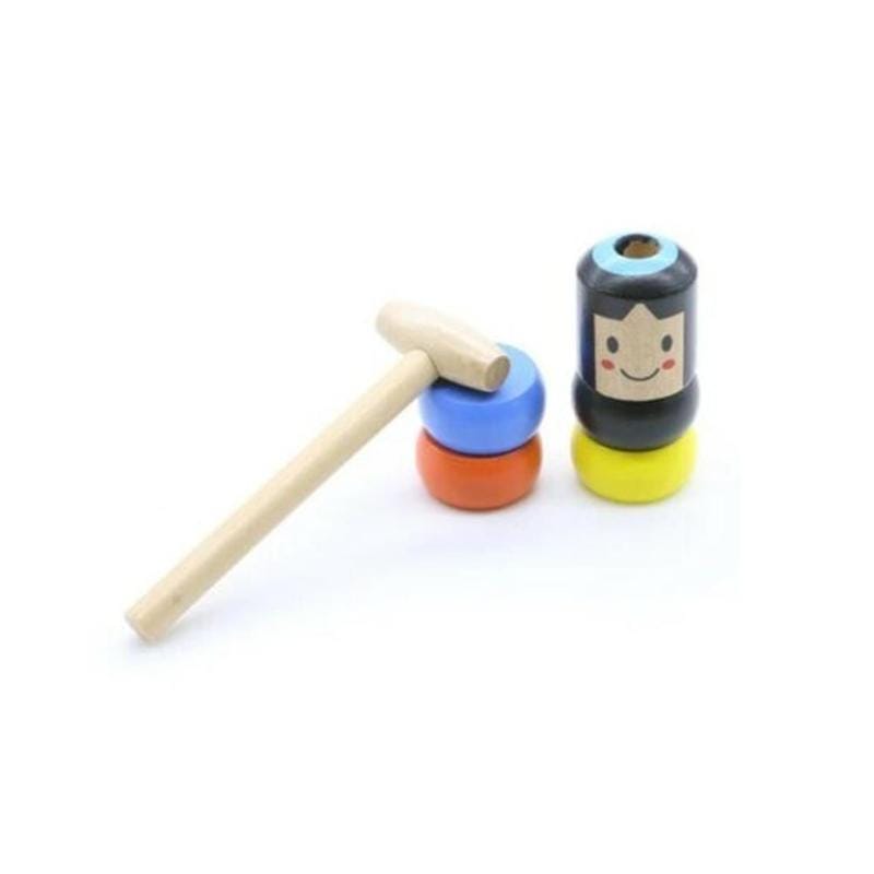 Magic Funny Wooden Toy Magic Tricks Little Wood Man Unbreakable For Kids-xinru