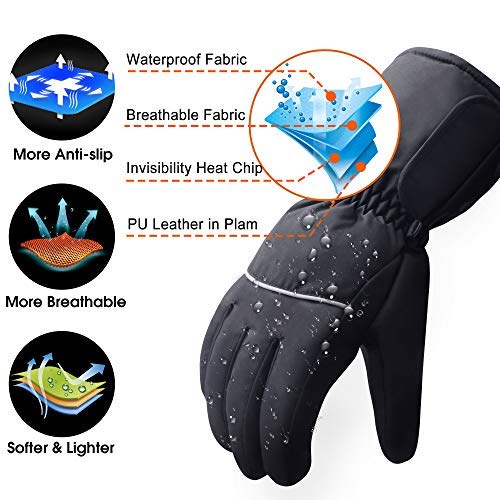 Rechargeable Electric Battery Heated Gloves Unisex-xinru shop