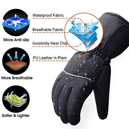 Rechargeable Electric Battery Heated Gloves Unisex-xinru shop