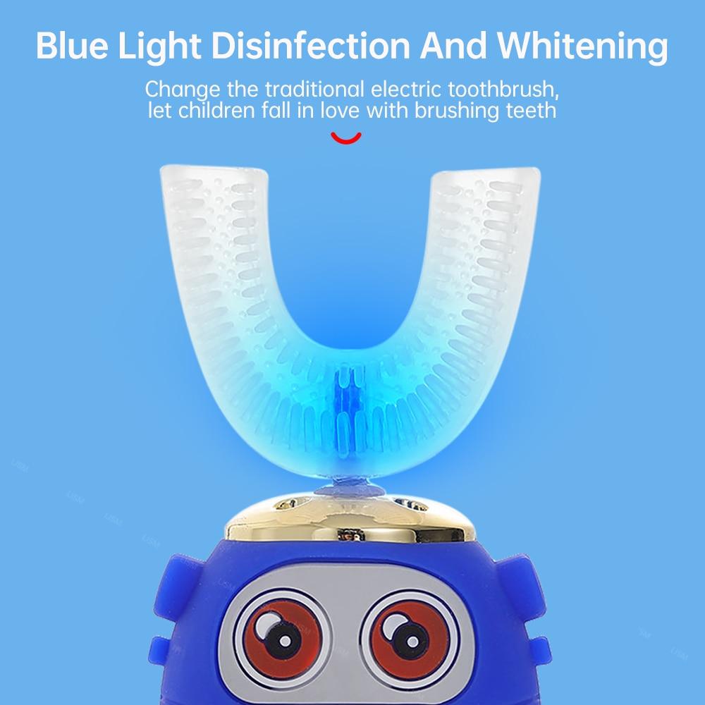 Kids U-Shape Auto Toothbrush-xinru shop
