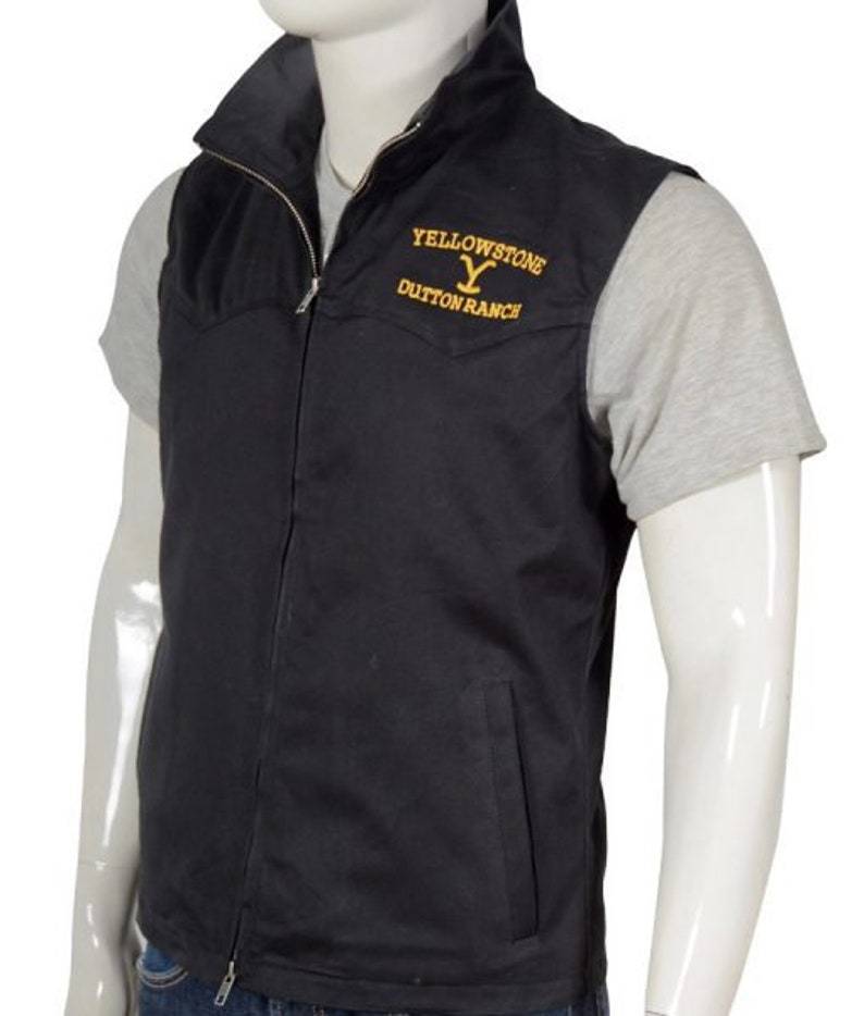 Yellowstone Dutton Ranch Vest Bomber Jacket-xinru shop