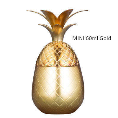 Pineapple Shaped Stainless Steel Cocktail Bar Glass-xinru