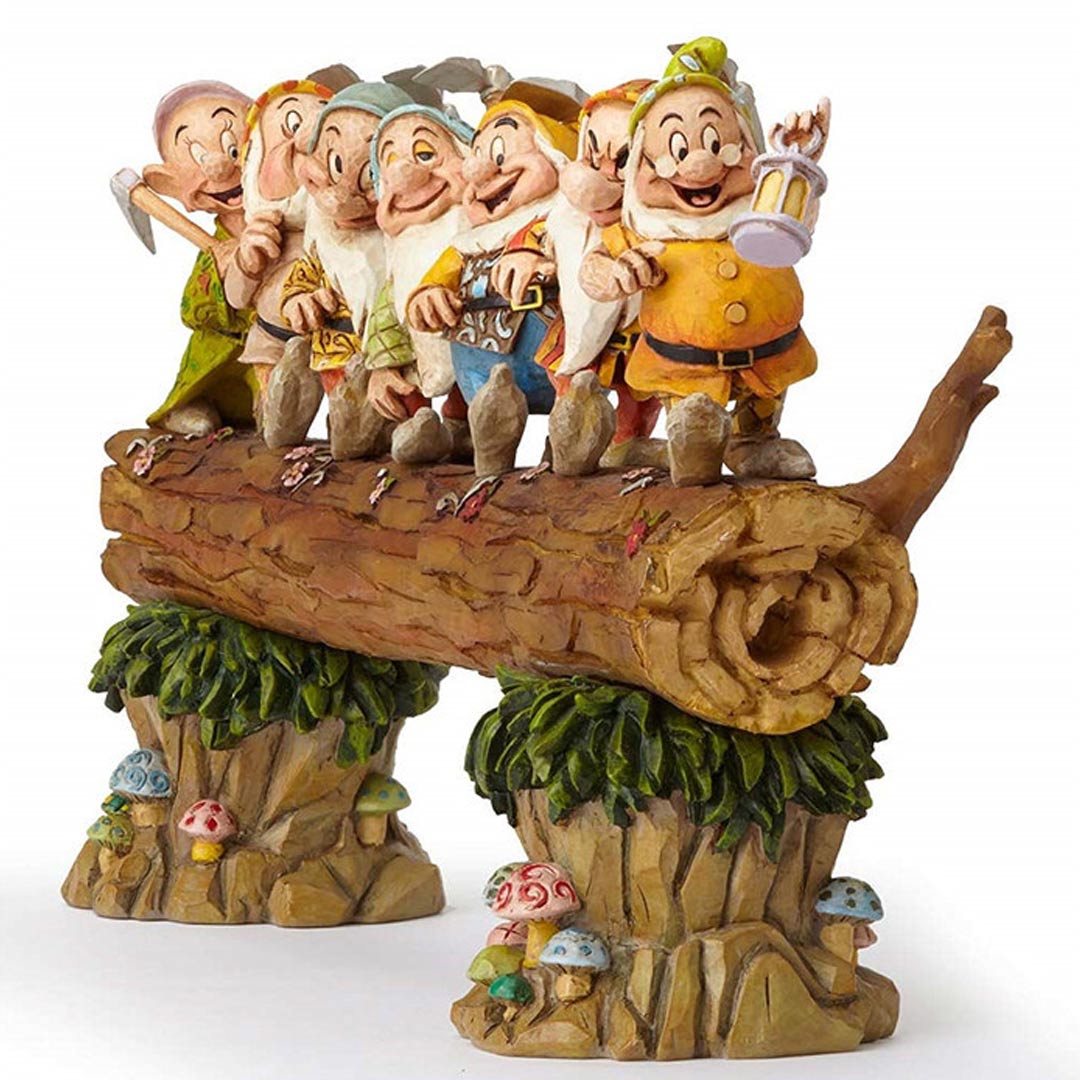 Seven Dwarf Trees Gnome Garden Statues Mini Gnomes Resin Figurine Fairy Garden-xinru