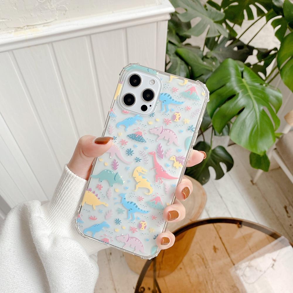 Clear Dinosaur Case-xinru