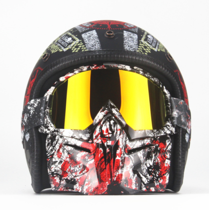 Skeleton Half Helmet-xinru shop
