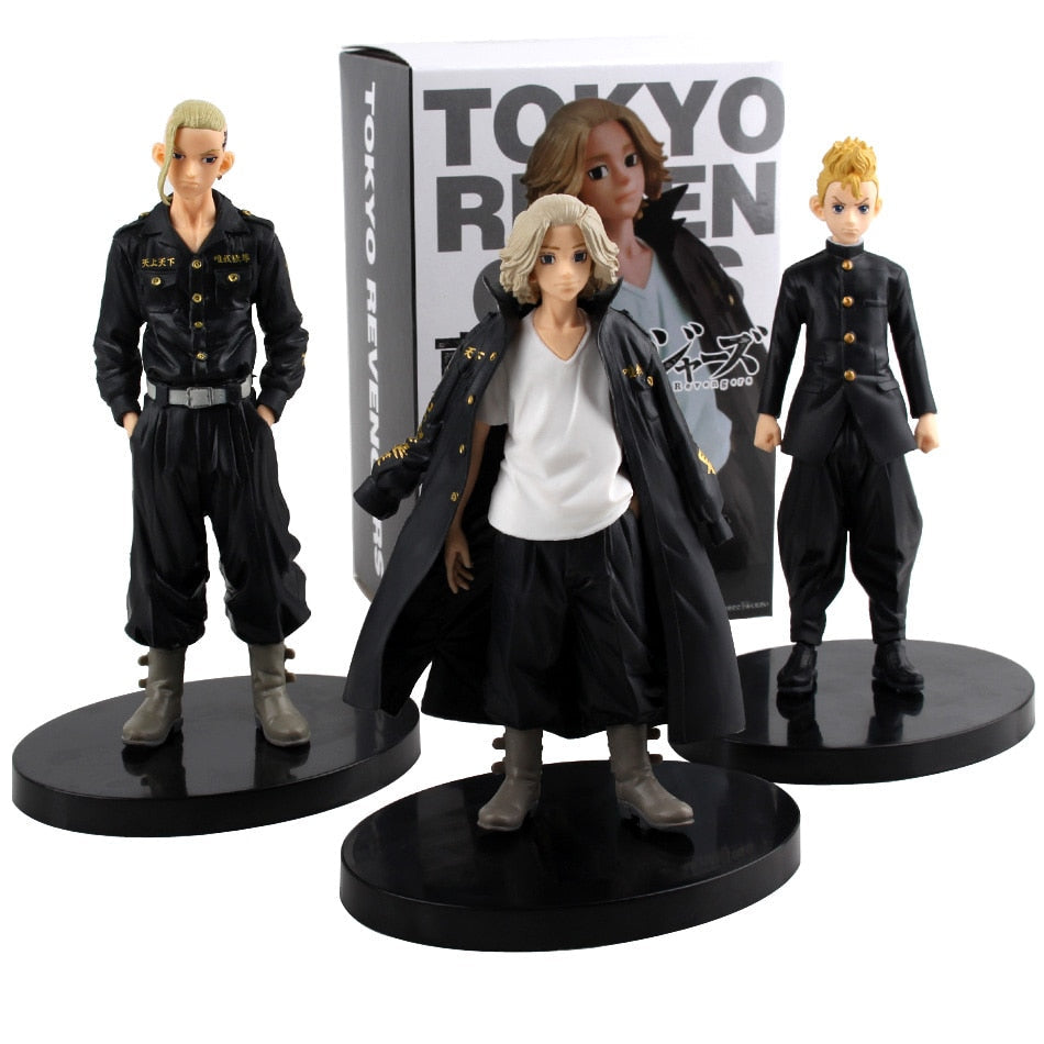 Tokyo Revengers Figure PVC Hanagaki Takemichi/Ryuguji Ken/Sano  Model-xinru