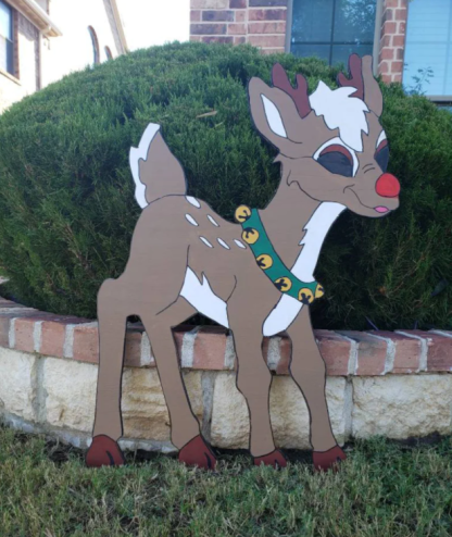 Surprise and Interesting Christmas Decoration-Christmas Yard Decoration Wood Art-xinru shop