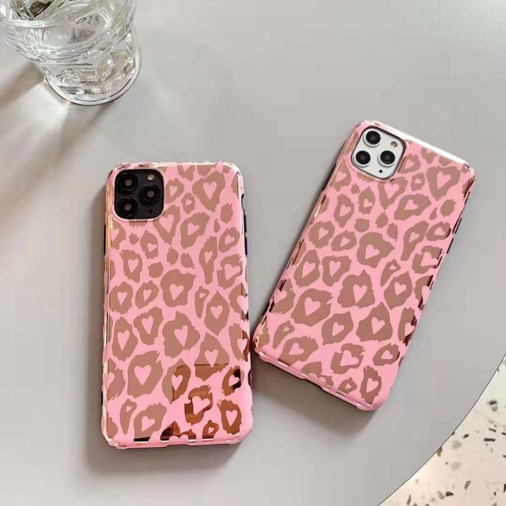 Pink Leopard Print Case-xinru