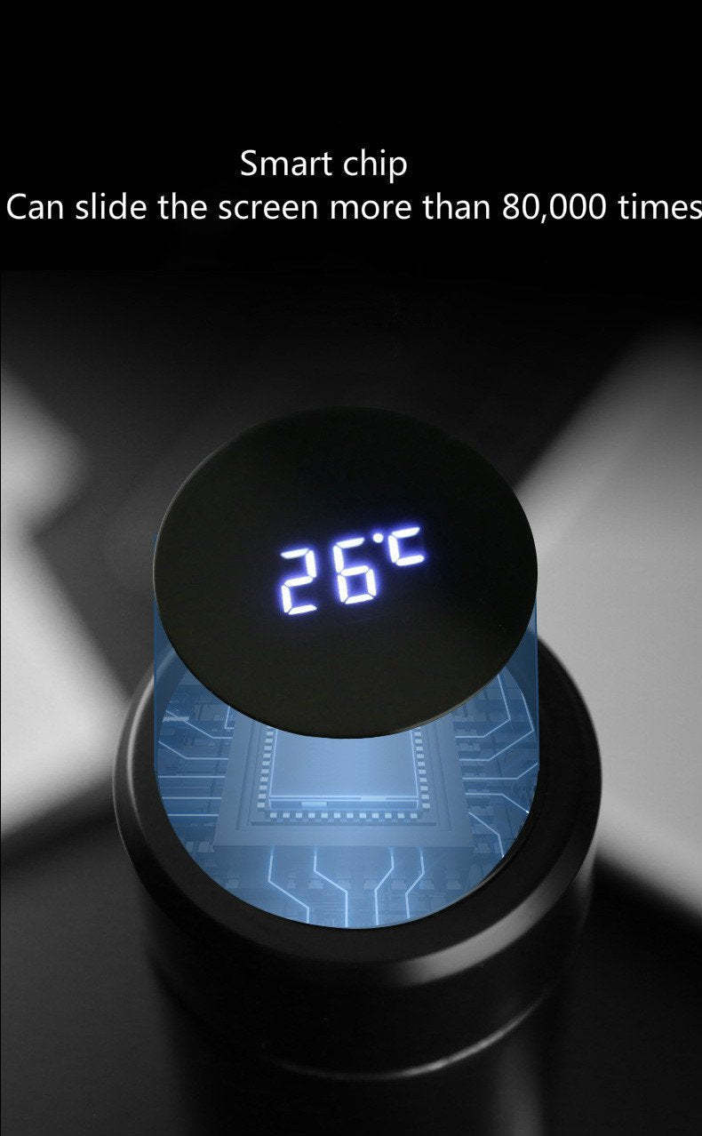 Intelligent Insulated Thermos Bottle with Temperature Display-xinru