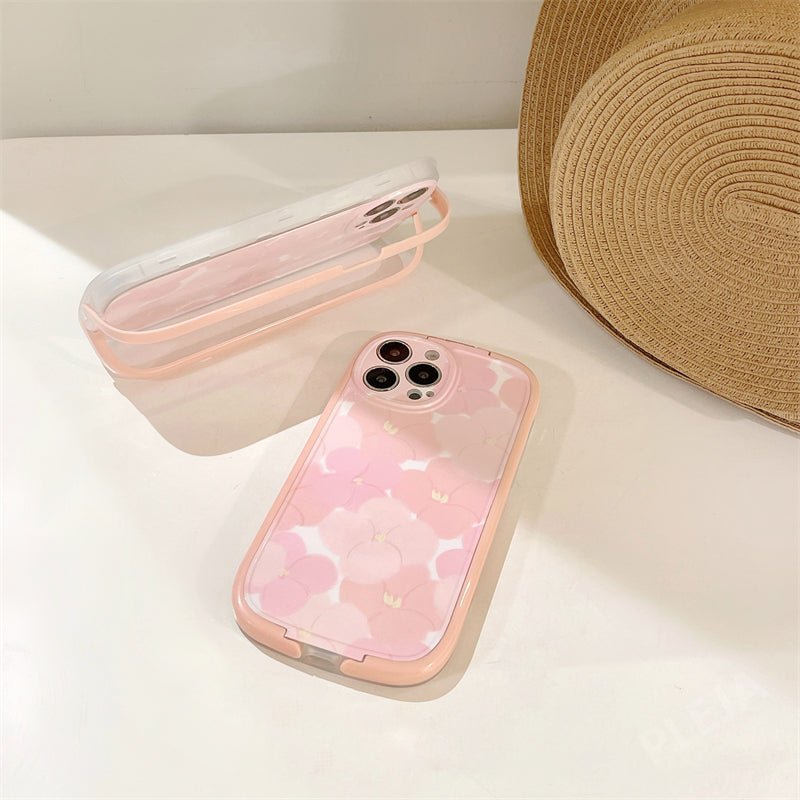 Pink Flower Bracket Case-xinru