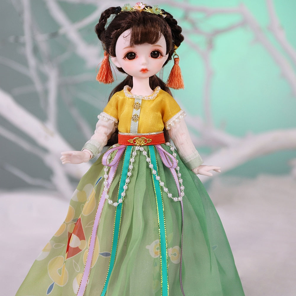 1/6 Fairy Dolls BJD Ball Jointed Doll Full Set-xinru