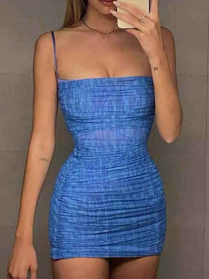 Sexy Halter Euphoria Dresses Same with Cassie Blue Dress-xinru