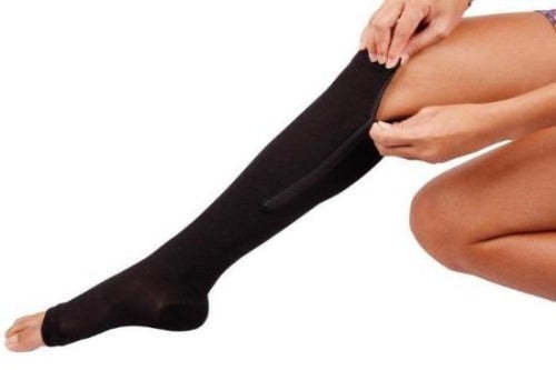 Zipper Compression Socks - Zip Up Support Stockings ~ Easy to Wear!-xinru