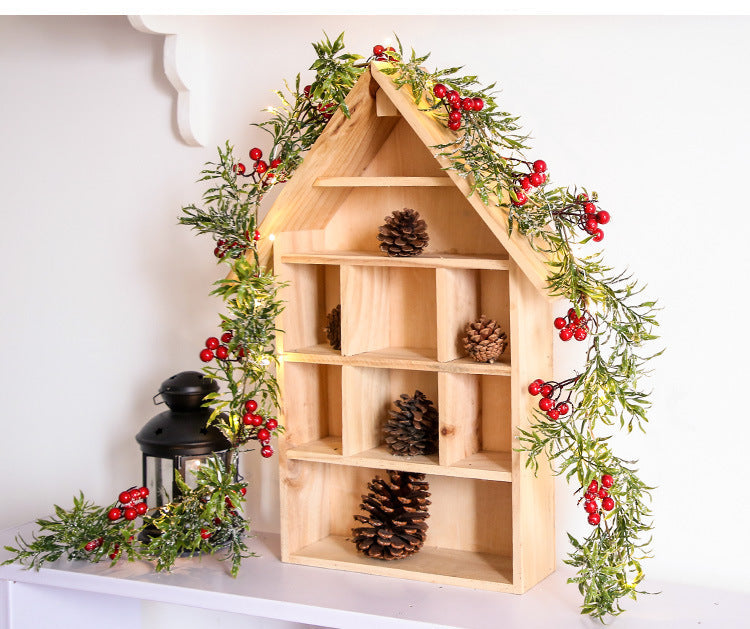 LED Red Berry Pine Christmas Needle Lights-xinru