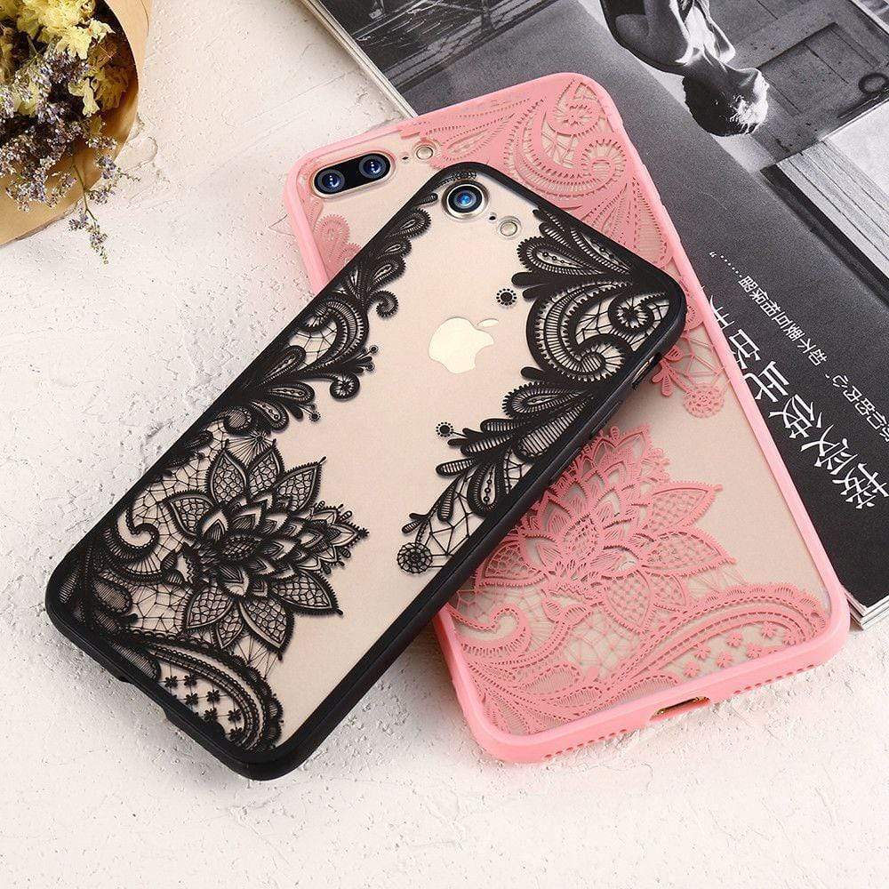 Luxury Lace Flower Case-xinru
