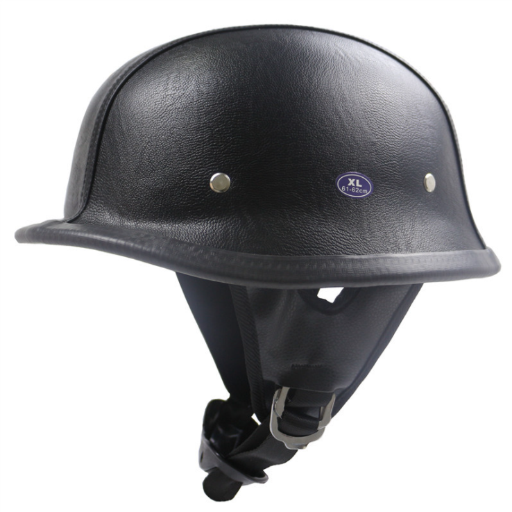 Retro Punk Style Motorcycle Half Face Helmet Lightweight Design-xinru shop