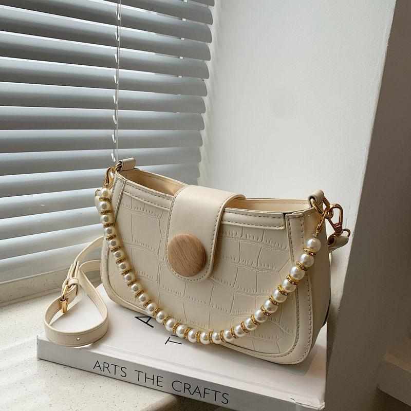 パールチェーンショルダーバッグ-xinru shop