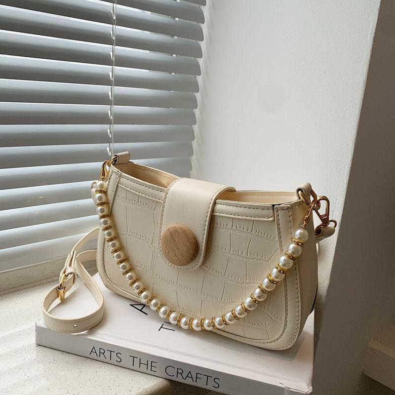 パールチェーンショルダーバッグ-xinru shop