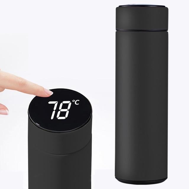 Intelligent Insulated Thermos Bottle with Temperature Display-xinru
